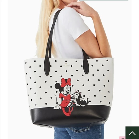 Disney Kate spade New York Minnie Mouse tote bag & large continental wallet - Picture 3 of 13